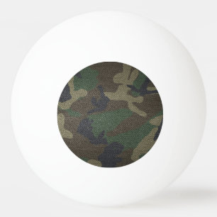 Woodland Camo Fabric Pingpongbal