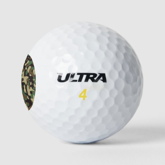 Woodland Camo Golfballen (Logo)