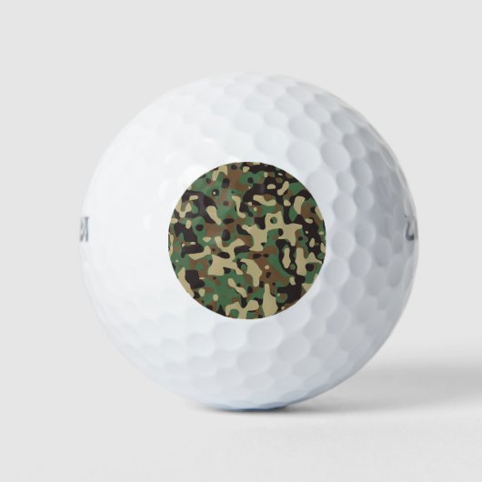 Woodland Camo Golfballen (Voorkant)