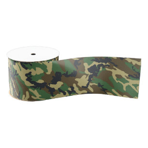 Woodland Camo Grosgrain Lint