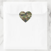 Woodland Camo Hart Sticker (Tas)