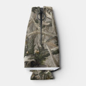 Woodland camo herten hoofd flesjeskoeler (Achterkant)