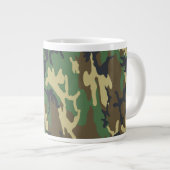 Woodland Camo Jumbo Coffee Mug Grote Koffiekop (Voorkant rechts)