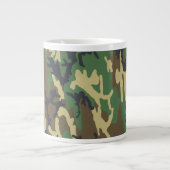 Woodland Camo Jumbo Coffee Mug Grote Koffiekop (Voorkant)