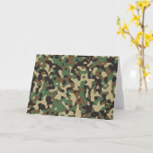 Woodland Camo Kaart (Gele Bloem)
