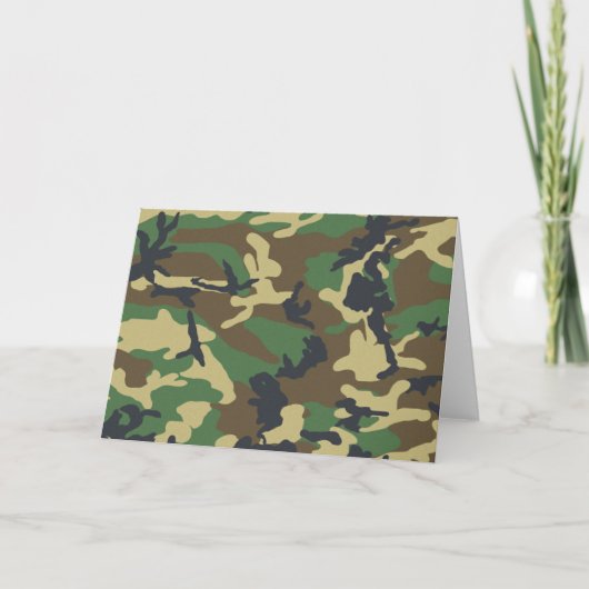 Woodland Camo Kaart (Voorkant)