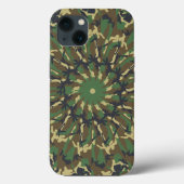Woodland Camo kaleidoscope Case-Mate iPhone Case (Achterkant)