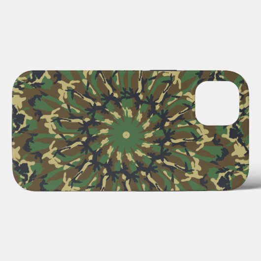 Woodland Camo kaleidoscope Case-Mate iPhone Case (Achterkant (horizontaal))