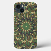 Woodland Camo kaleidoscope Case-Mate iPhone Case (Achterkant)