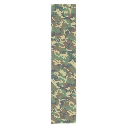Woodland Camo Korte Tafelloper (Voorkant)