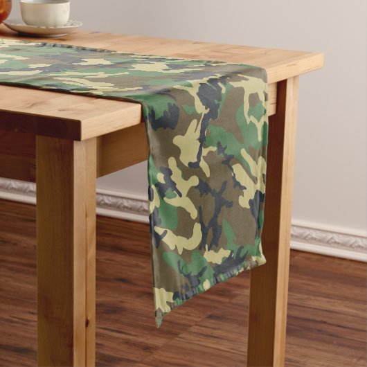 Woodland Camo Korte Tafelloper (Voorbeeld)