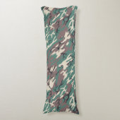 Woodland Camo Lichaamskussen (Voorkant Verticaal)