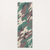 Woodland Camo met aangepaste tekst Yogamat (Achterkant)