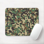 Woodland Camo Muismat (Met muis)