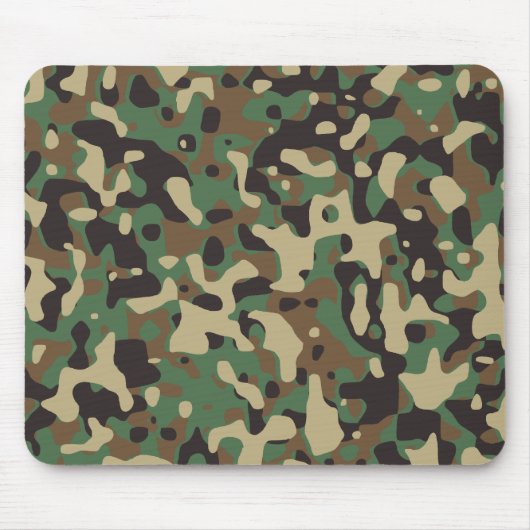 Woodland Camo Muismat (Voorkant)