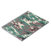 Woodland Camo Notitieboek (Linkerzijde)