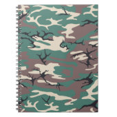 Woodland Camo Notitieboek (Voorkant)