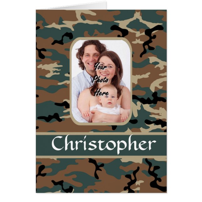 Woodland camo-patroon (Voorkant)