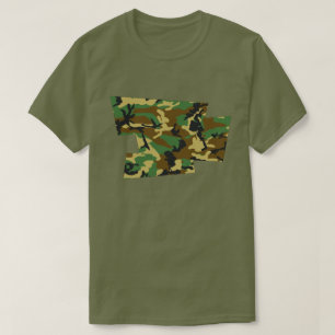 Woodland Camo Pattern Blown Pixel T-shirt
