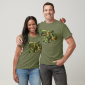 Woodland Camo Pattern Blown Pixel T-shirt (Unisex)