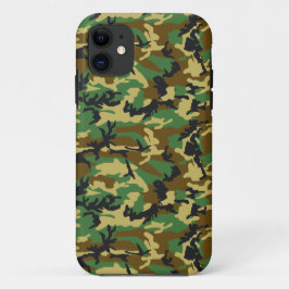 Woodland Camo Pattern Case-Mate iPhone Case