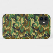 Woodland Camo Pattern Case-Mate iPhone Case (Achterkant (horizontaal))
