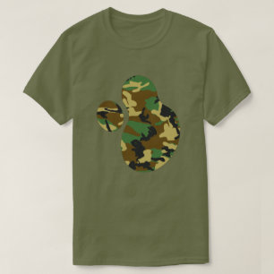Woodland Camo Pattern Paint Splat v2 T-shirt