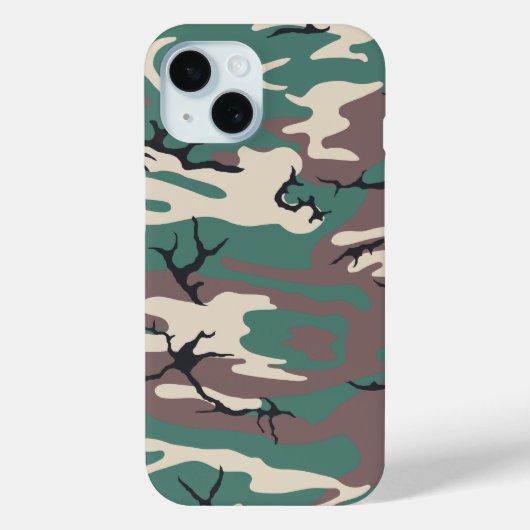 Woodland Camo Phone Case (Achterkant)