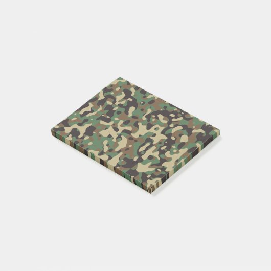 Woodland Camo Post-it® Notes (Schuin)