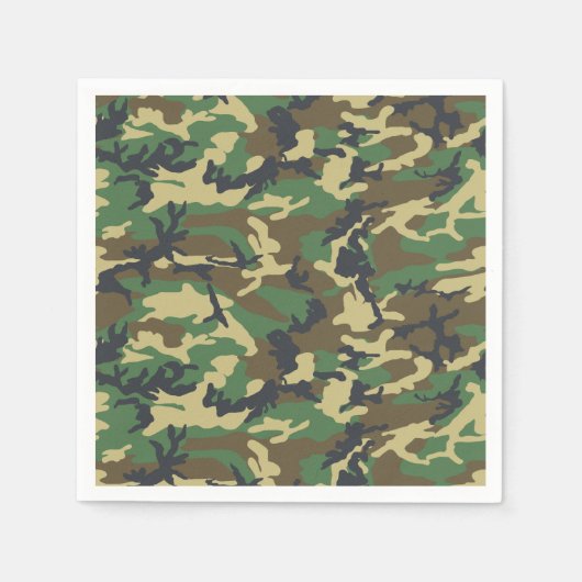 Woodland Camo Servet (Voorkant)