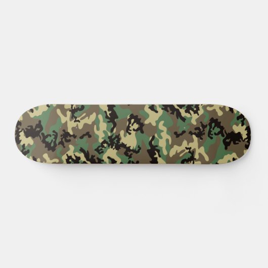 Woodland Camo Skateboard (Horizontaal)