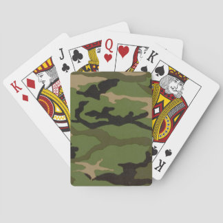 Woodland Camo-speelkaarten Pokerkaarten