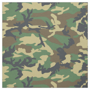 Woodland Camo Stof