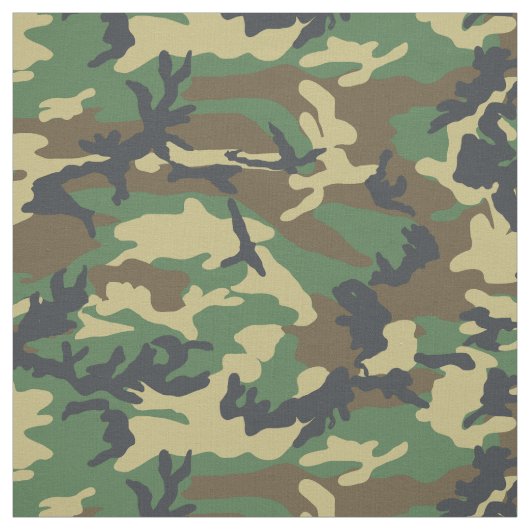Woodland Camo Stof (Swatch)