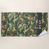 Woodland Camo Strandlaken (Voorkant)