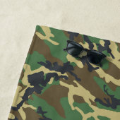 Woodland Camo Strandlaken (In situ)
