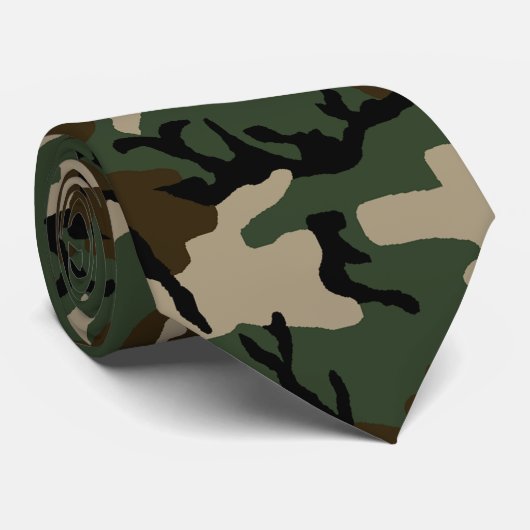 Woodland CAMO Stropdas (Opgerold)