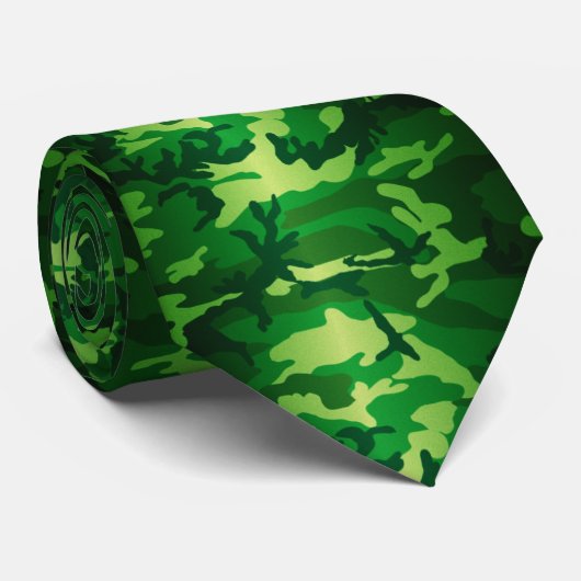 Woodland Camo Stropdas (Opgerold)