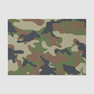 Woodland Camo Tissuepapier