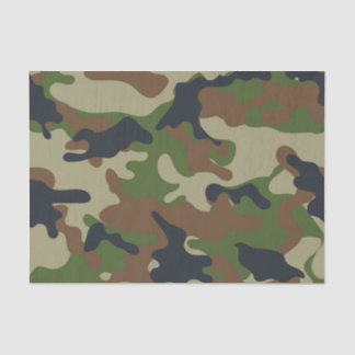 Woodland Camo Tissuepapier