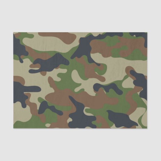 Woodland Camo Tissuepapier (Voorkant)