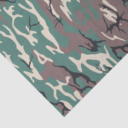 Woodland Camo Tissuepapier (Detail)