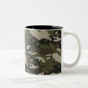 Woodland Camo Tweekleurige Koffiemok