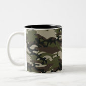Woodland Camo Tweekleurige Koffiemok (Links)