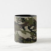 Woodland Camo Tweekleurige Koffiemok (Center)