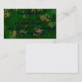 Woodland Camo Visitekaartje (Voorkant / Achterkant)