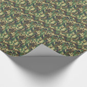 Woodland Camo Wrapping Paper Cadeaupapier (Hoek)