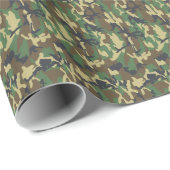 Woodland Camo Wrapping Paper Cadeaupapier (Rol Hoek)