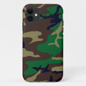 Woodland Camouflage Apple Case-Mate iPhone Case (Achterkant)