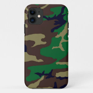 Woodland Camouflage Apple iPhone 11 Hoesje